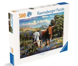 RAVENSBURGER CASSE-TÊTE 500 PIÈCES - AIMER LES LONGHORNS #12000826